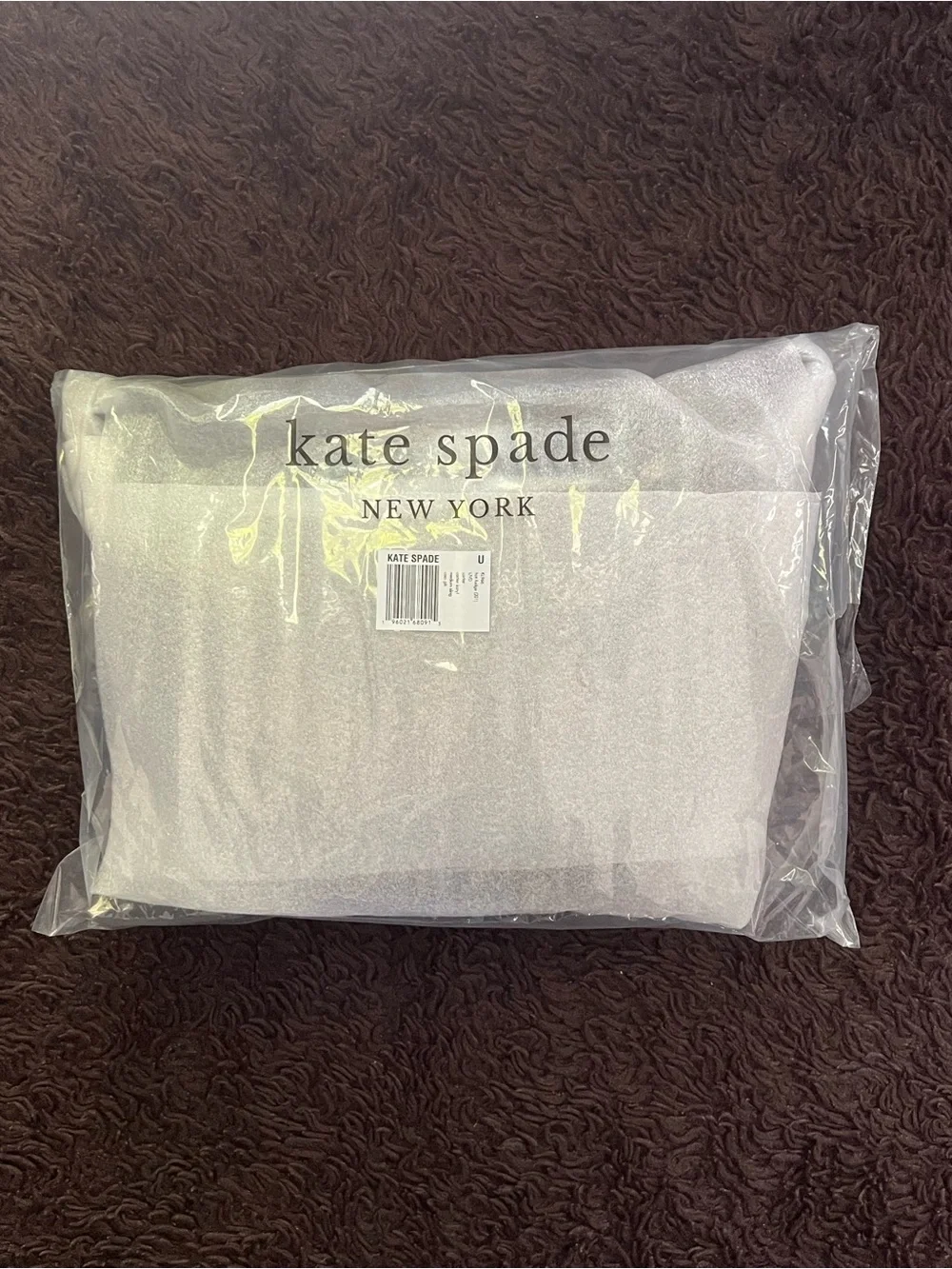 New KATE SPADE Carter Nylon Sling Crossbody Crescent Bag - Brown Hot Fudge